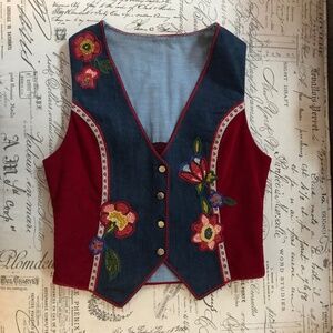 Vintage Handmade women’s western vest